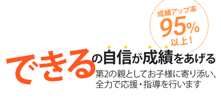 できるの自信が成績をあげる